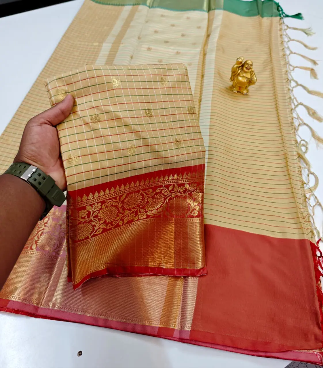 Party wear semi  kanchivaram katan soft silk Sarees